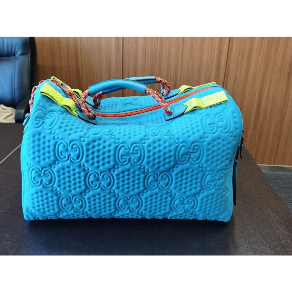 Gucci GG Scuba Duffle Bag Blue